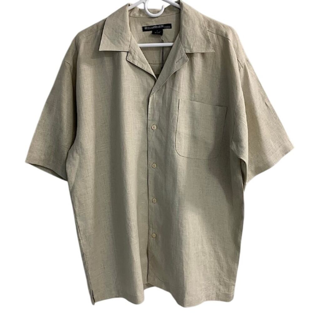 *NWT* Syllables System Men's Linen Shirt - Size LARGE